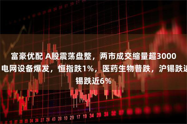 富豪优配 A股震荡盘整，两市成交缩量超3000亿，电网设备爆发，恒指跌1%，医药生物普跌，沪锡跌近6%